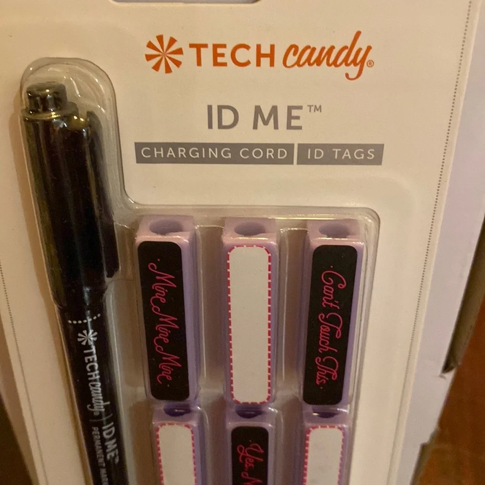 Tech Candy ID Me Charging Cord ID Tags